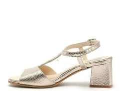 Gr BIFOR Or Sandales à Talons Femme
