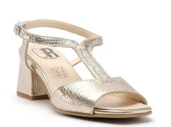 Gr BIFOR Or Sandales à Talons Femme