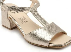 Gr BIFOR Or Sandales à Talons Femme