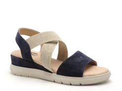 Gr GALATA Bleu Sandales à Talons Femme