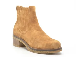 Gr LEOFIL Chelsea Marron Boots et Bottines à Talons Femme