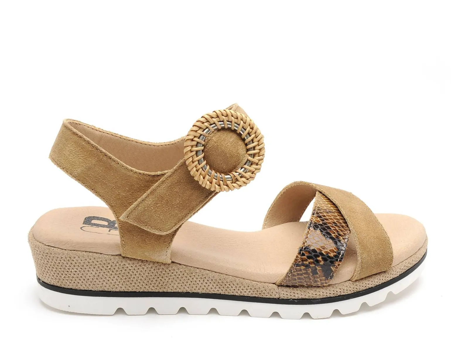 Gr MAGNABE Beige Sandales à Talons Femme