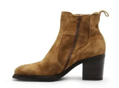 Gr MEGAPOL Marron Boots et Bottines à Talons Femme