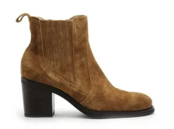 Gr MEGAPOL Marron Boots et Bottines à Talons Femme