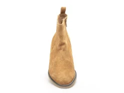 Gr MILANO chelsea Marron Boots et Bottines à Talons Femme