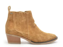 Gr MILANO chelsea Marron Boots et Bottines à Talons Femme
