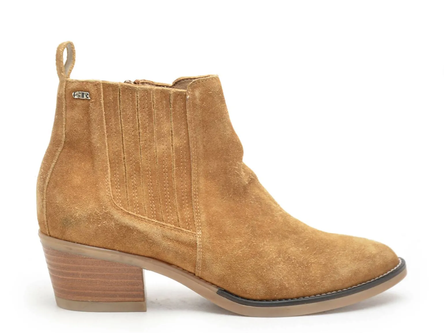 Gr MILANO chelsea Marron Boots et Bottines à Talons Femme
