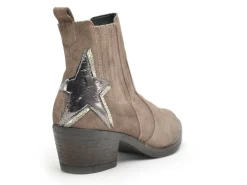 Gr MILOU Gris Boots et Bottines à Talons Femme