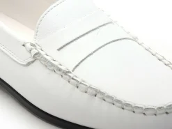 Gr MOZAR Blanc Mocassins Femme
