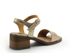 Gr PROPAL Or Sandales à Talons Femme