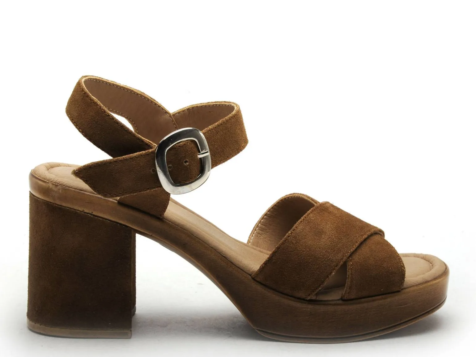 Gr TANA Marron Sandales à Talons Femme