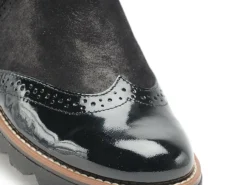 Gr TIACLE Noir Boots et Bottines Plates Femme