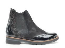 Gr TIACLE Noir Boots et Bottines Plates Femme