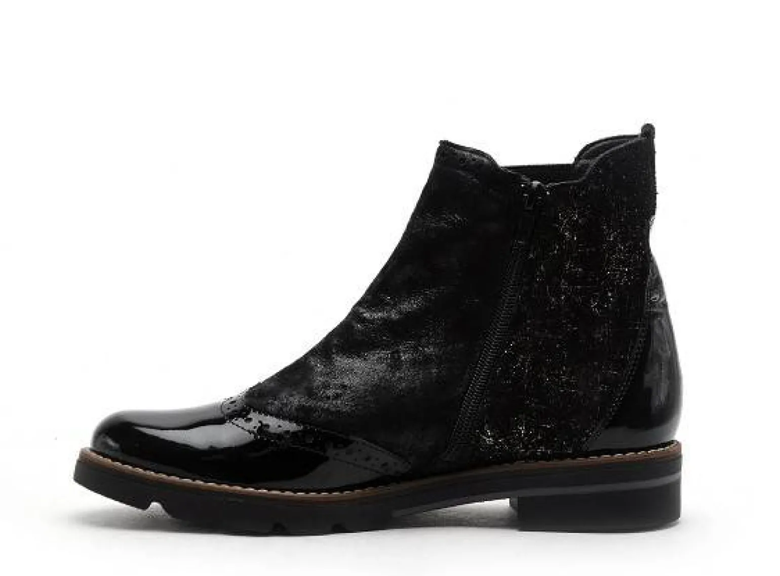 Gr TIACLE Noir Boots et Bottines Plates Femme