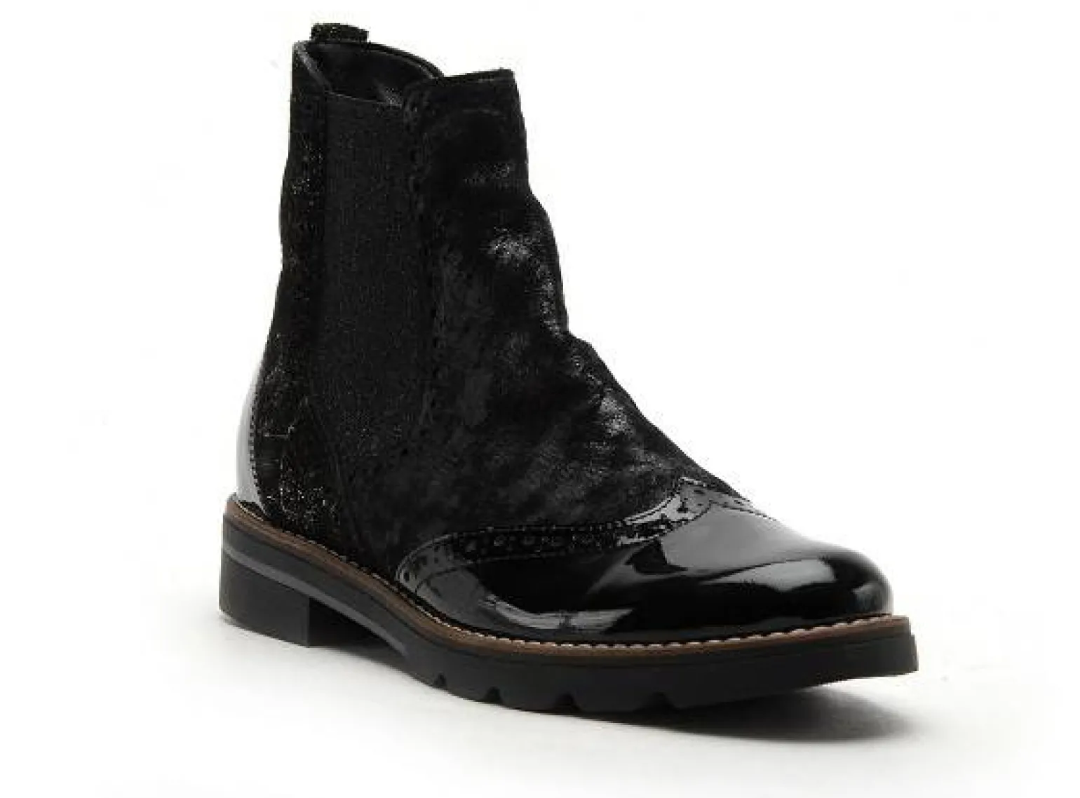Gr TIACLE Noir Boots et Bottines Plates Femme
