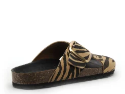 I am 6028 51 Multicolore Mules et Sabots Plats Femme