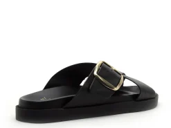 I am 6 028 282 Noir Mules et Sabots Plats Femme
