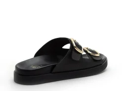 I am 6 019 282 Noir Mules et Sabots Plats Femme