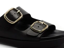 I am 6 019 282 Noir Mules et Sabots Plats Femme
