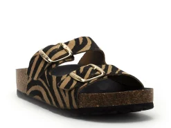 I am 6497S 801 Multicolore Mules et Sabots Plats Femme