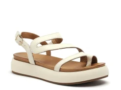 Inuovo A96003 Beige Sandales Plates Femme
