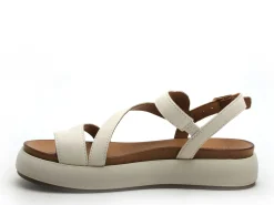 Inuovo A96003 Beige Sandales Plates Femme