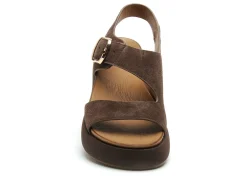 Inuovo A96064 Marron Sandales Plates Femme