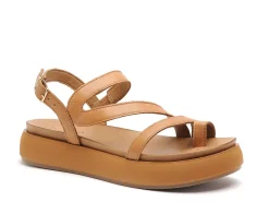 Inuovo A96003 Marron Sandales Plates Femme