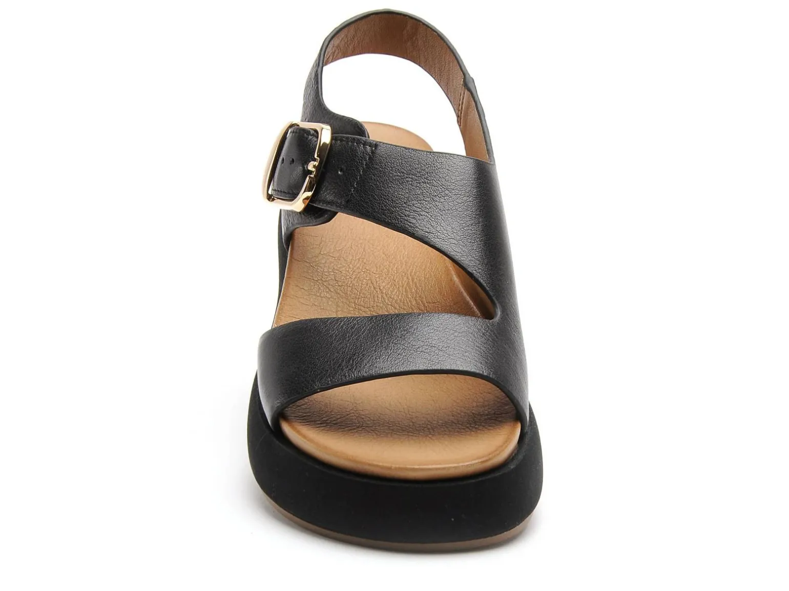 Inuovo A96064 Noir Sandales Plates Femme