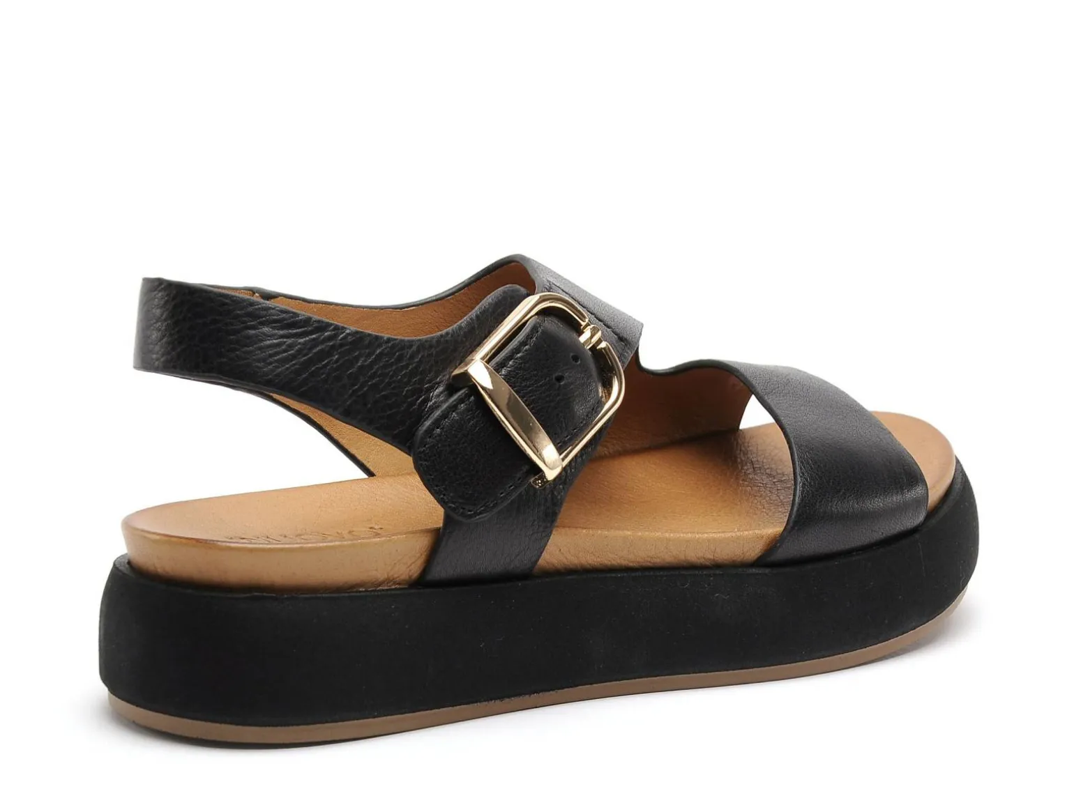 Inuovo A96064 Noir Sandales Plates Femme