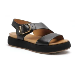 Inuovo A96064 Noir Sandales Plates Femme