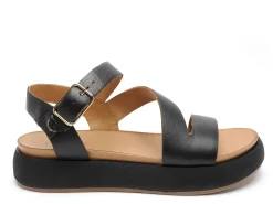 Inuovo A96001 Noir Sandales Plates Femme
