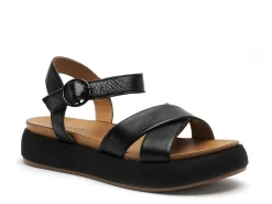 Inuovo A96004 Noir Sandales Plates Femme