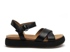 Inuovo A96004 Noir Sandales Plates Femme