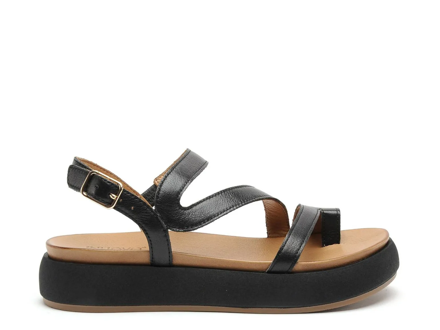 Inuovo A96003 Noir Sandales Plates Femme