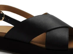 Inuovo A96005 Noir Sandales à Talons Femme
