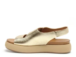 Inuovo A96064 Or Sandales Plates Femme