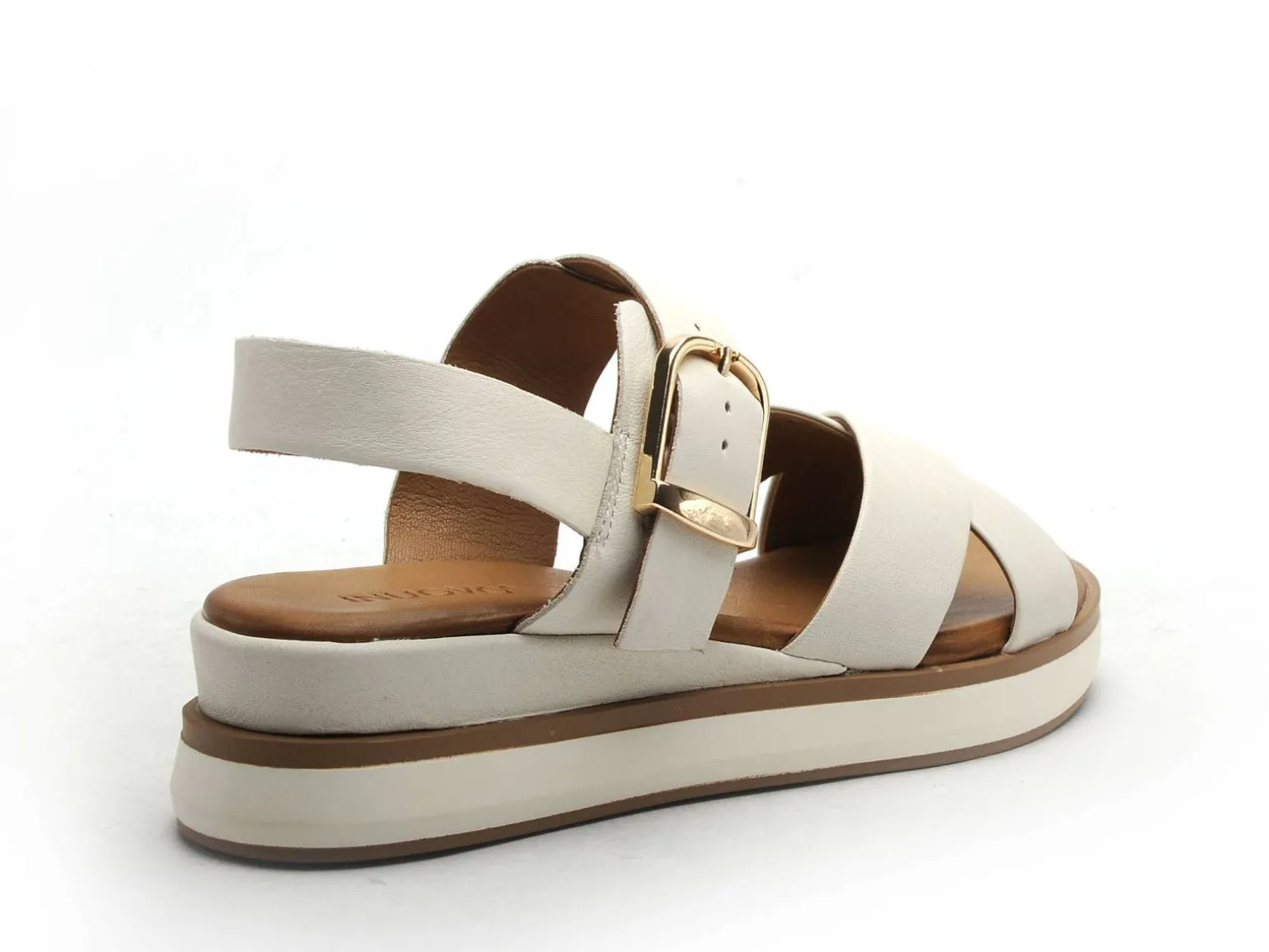 Inuovo 113117 Blanc Sandales à Talons Femme