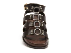 Inuovo D51013 Marron Sandales Plates Femme