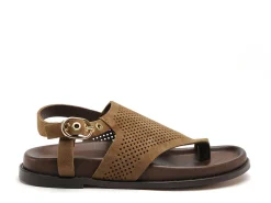 Inuovo D51015 Marron Sandales Plates Femme