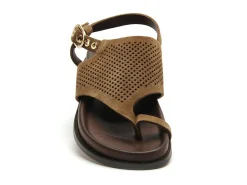 Inuovo D51015 Marron Sandales Plates Femme