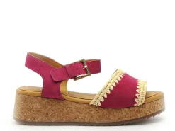 Iqônic BRICIA 1 Rose Sandales à Talons Femme