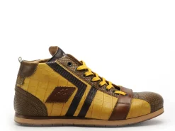 Kamogutsu Baskets TIFO 130 Jaune Boots et Bottines Homme