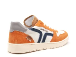 Kamogutsu CAMPO 048 Orange Baskets Basses Homme