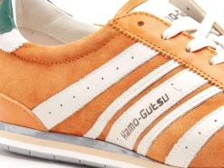 Kamogutsu TIFO 046 Orange Baskets Basses Homme