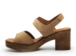 Kaola 930 Beige Sandales à Talons Femme