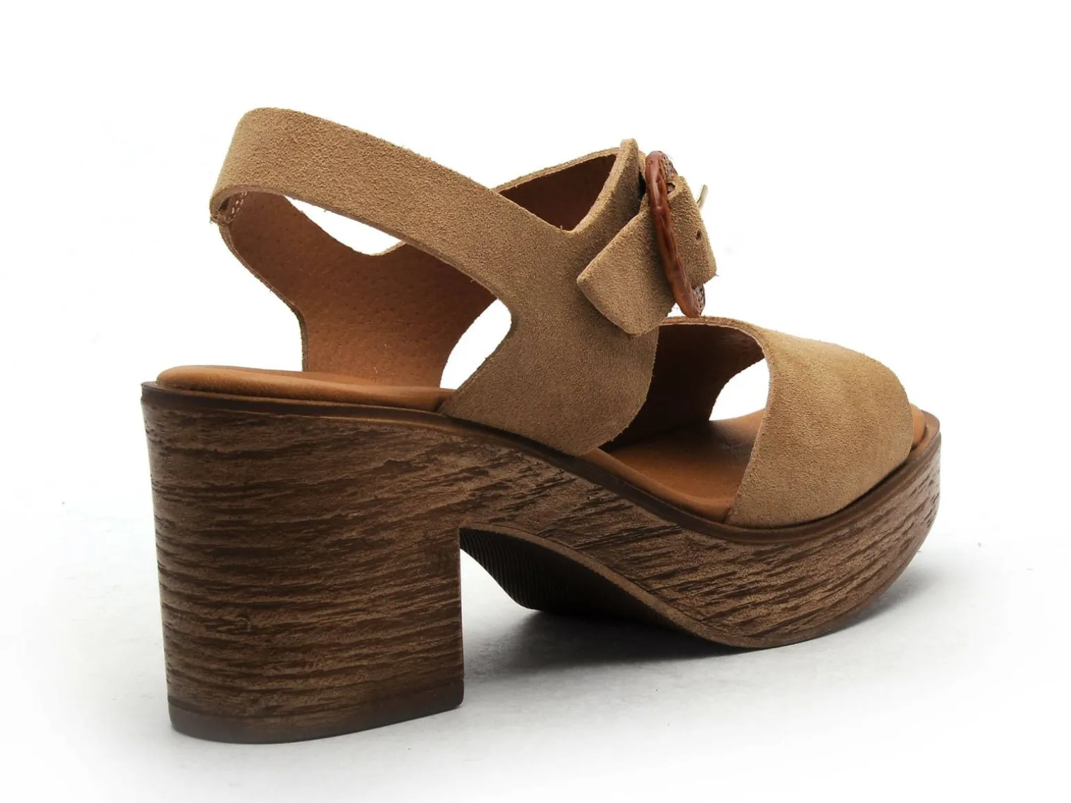 Kaola 930 Beige Sandales à Talons Femme