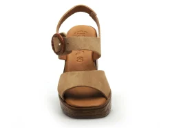 Kaola 930 Beige Sandales à Talons Femme