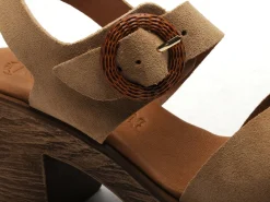 Kaola 930 Beige Sandales à Talons Femme