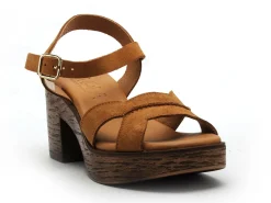 Kaola 938 Marron Sandales à Talons Femme